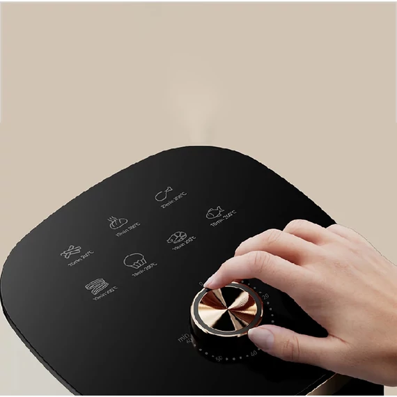 Airfryer előre beállított sütési programokkal